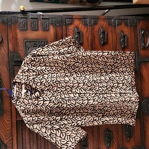 Perry Ellis Men's Silk/Linen Camp Sirt, sz. S